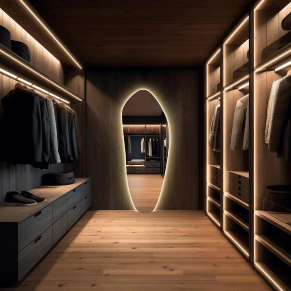 Organic Shape Wall Mirrors